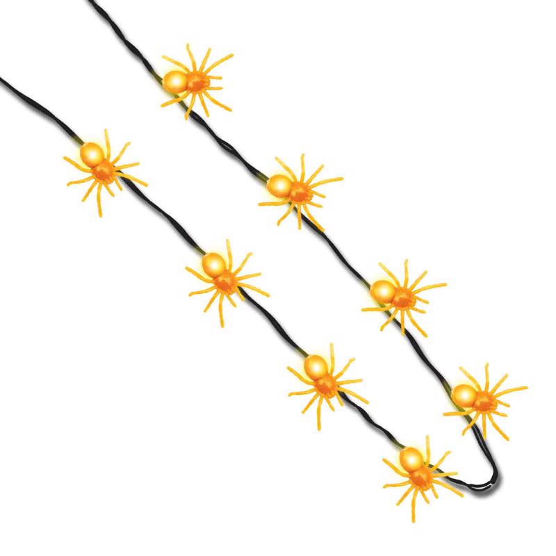 Magic Seasons Halloween Bats/Spider Flashing Necklace