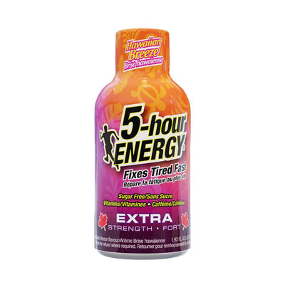 5-hour Energy Hawaiian Breeze Sugar Free Hawaiian Breeze Energy Shot 1.93 fl. oz.