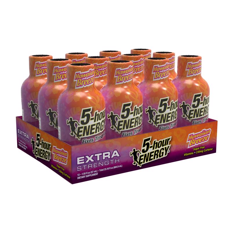 5-hour Energy Hawaiian Breeze Sugar Free Hawaiian Breeze Energy Shot 1.93 fl. oz.
