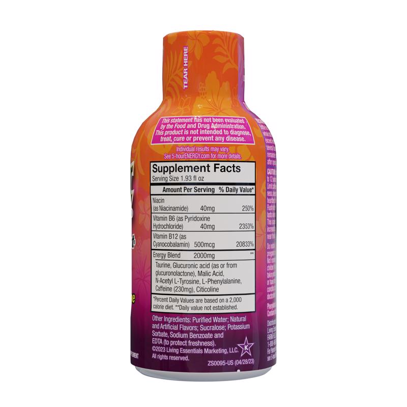 5-hour Energy Hawaiian Breeze Sugar Free Hawaiian Breeze Energy Shot 1.93 fl. oz.