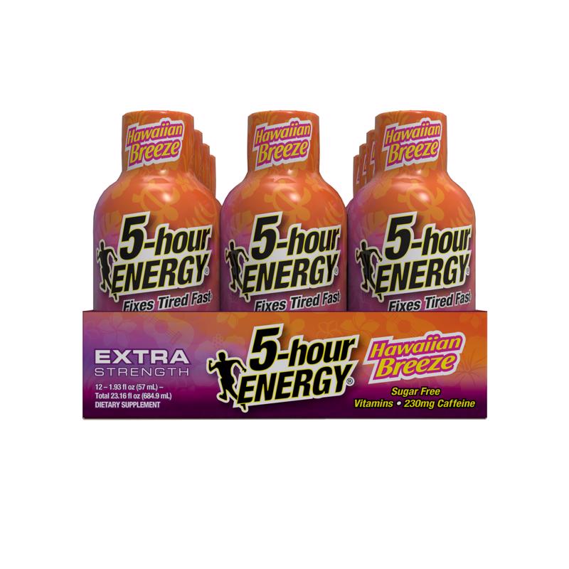 5-hour Energy Hawaiian Breeze Sugar Free Hawaiian Breeze Energy Shot 1.93 fl. oz.