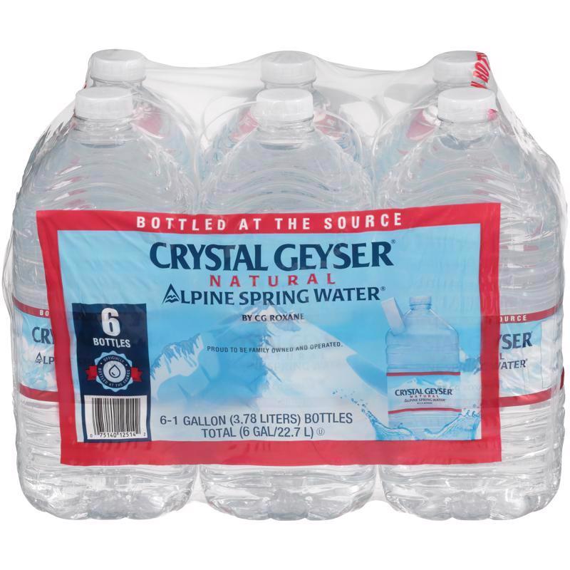 Crystal Geyser Spring Water Natural Spring Water 1 gal