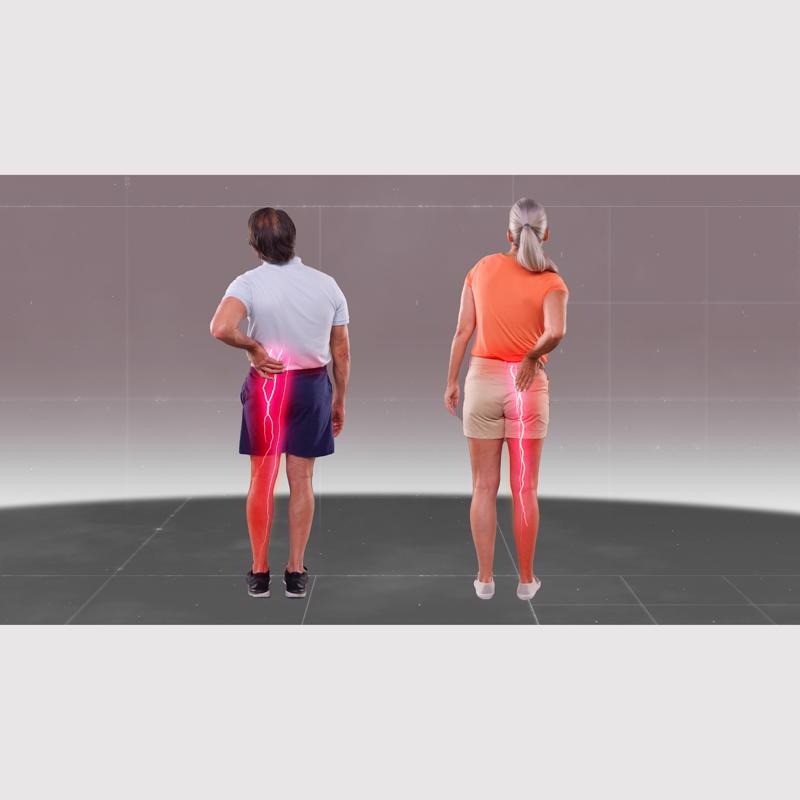BeActive Plus Back and Calf Heat Wrap Mesh Fabric