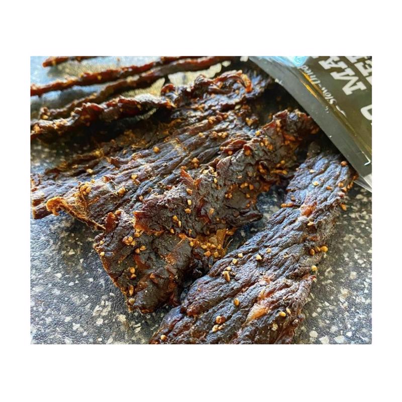 No Man's Land Hot Beef Jerky 3 oz Bagged