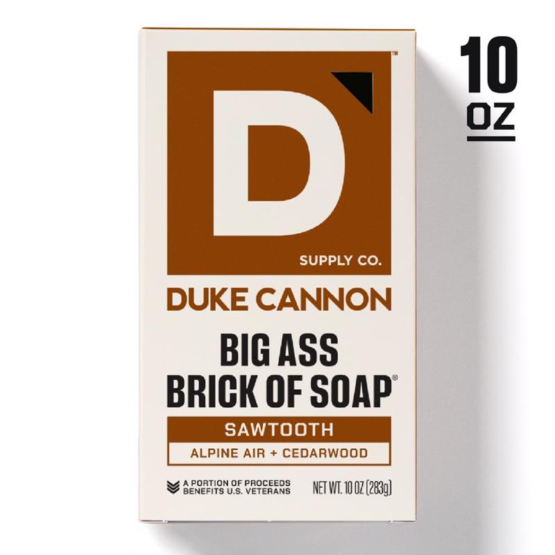 Duke Cannon Sawtooth Alpine Air + Cedarwood Scent Shower Soap 10 oz