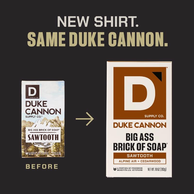 Duke Cannon Sawtooth Alpine Air + Cedarwood Scent Shower Soap 10 oz