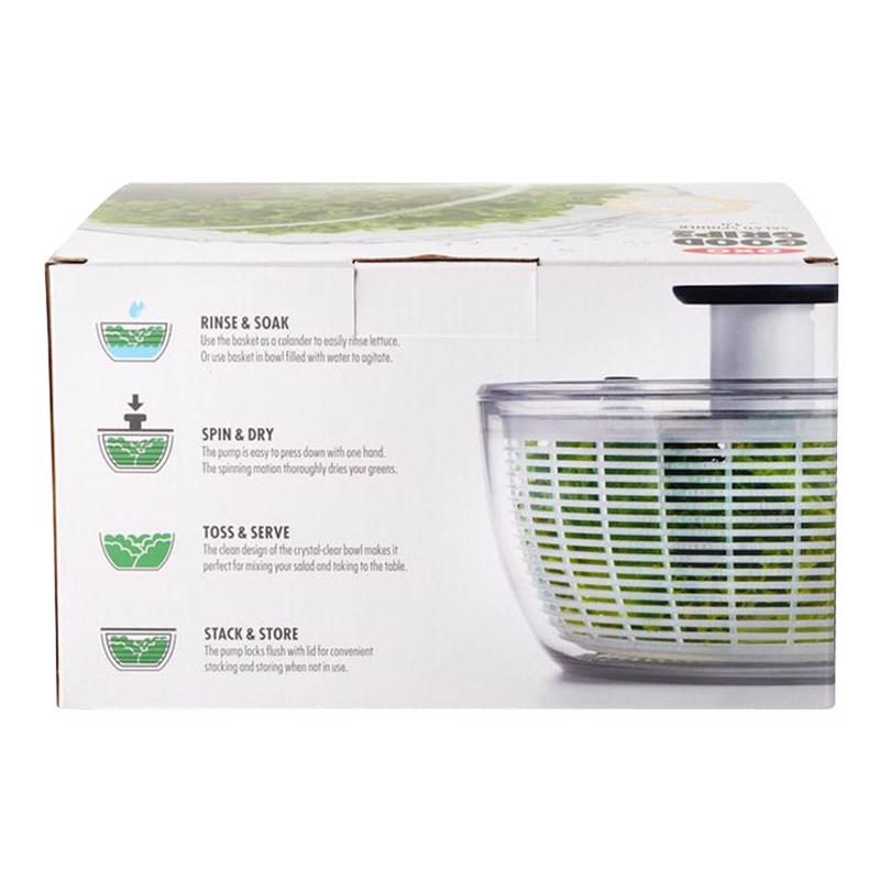OXO Good Grips White/Clear Plastic Salad Spinner