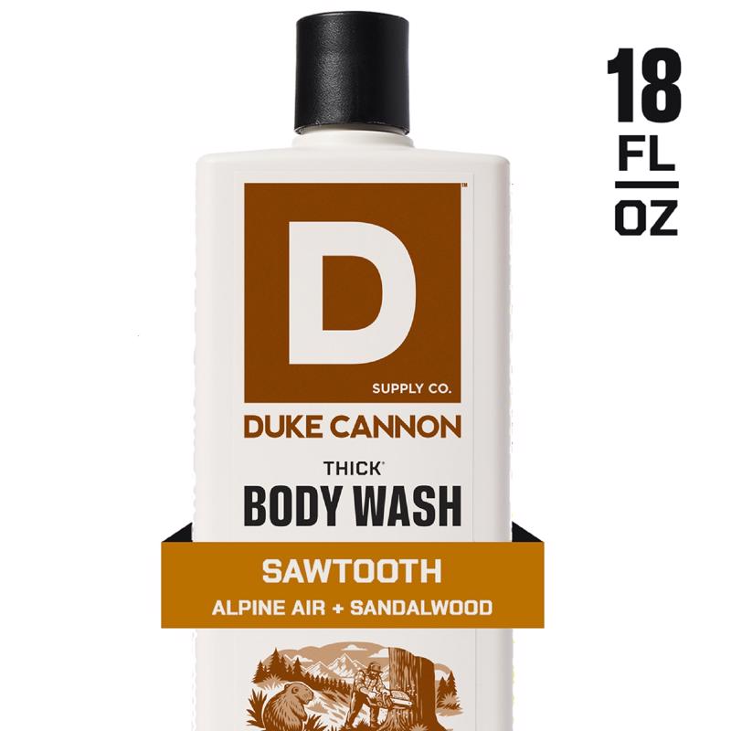 Duke Cannon Sawtooth Organic Alpine Air + Cedarwood Scent Body Wash 17.5 oz