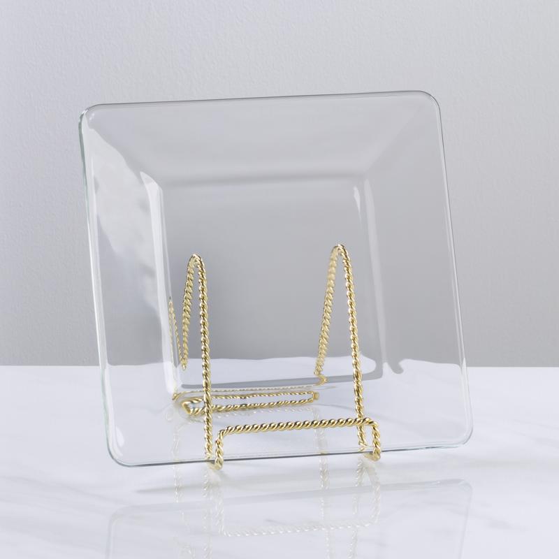 Tripar 4 in. Brass Plate Stand
