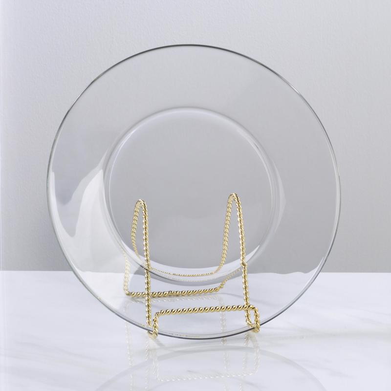Tripar 4 in. Brass Plate Stand