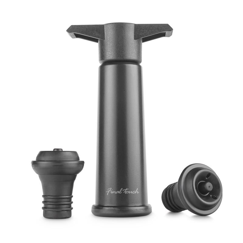 Final Touch Gray ABS Wine Pump