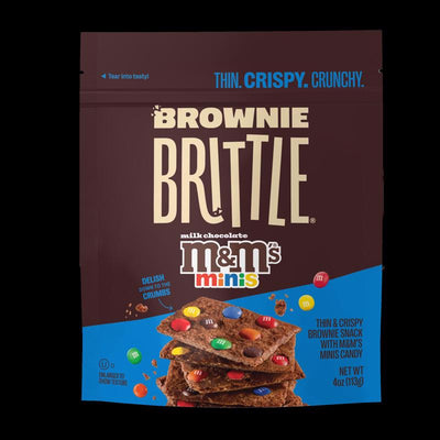 Brownie Brittle M and M's Minis Brownie Brittle 4 oz Bagged