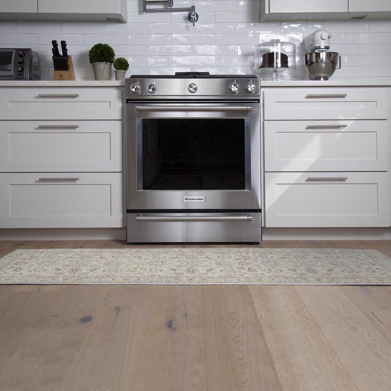 Gel Pro NeverMove 24 in. W X 76 in. L Beige Jordan Oatmeal Polyester Runner Rug
