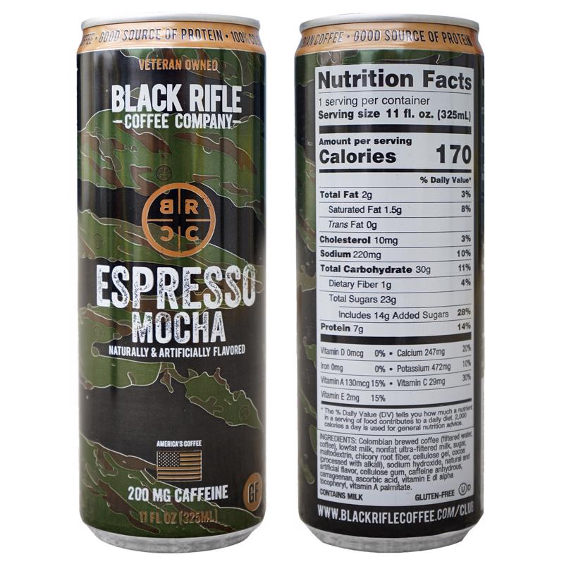 Black Rifle Coffee Company RTD Espresso Mocha Espresso Coffee