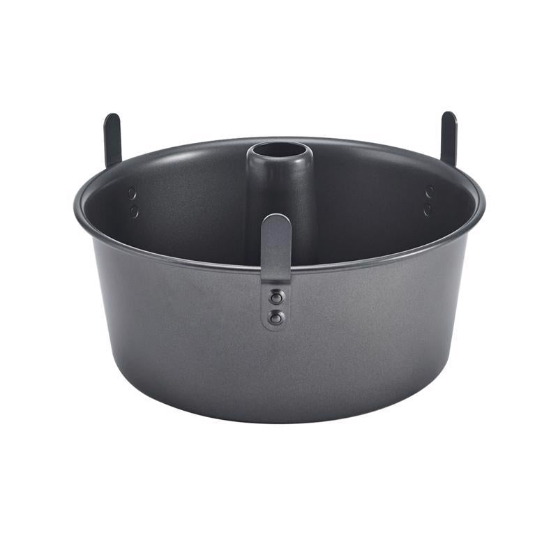 Chicago Metallic 9-1/2 in. W X 9.5 in. L Angel Food Cake Pan Gray