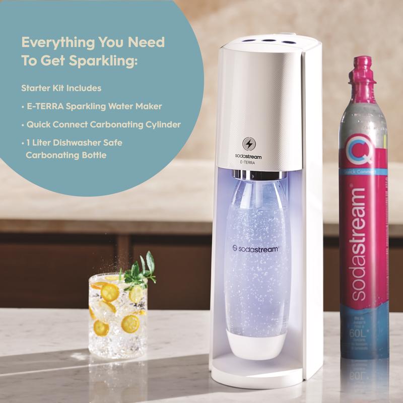 SodaStream E-Terra White 1 L Soda Maker