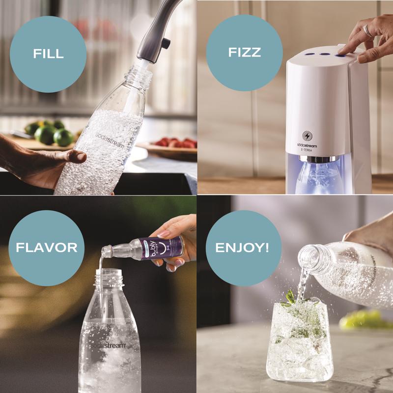 SodaStream E-Terra White 1 L Soda Maker