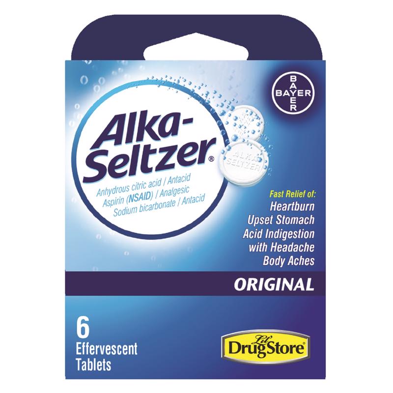 Alka Seltzer Original Antacid 6 ct
