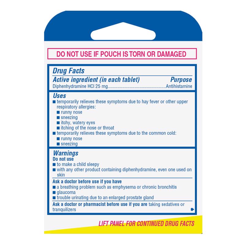 Benadryl Allergy Allergy Sinus Relief 6 ct