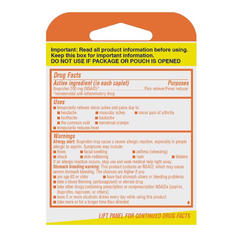 Motrin IB Pain Reliever/Fever Reducer 6 ct