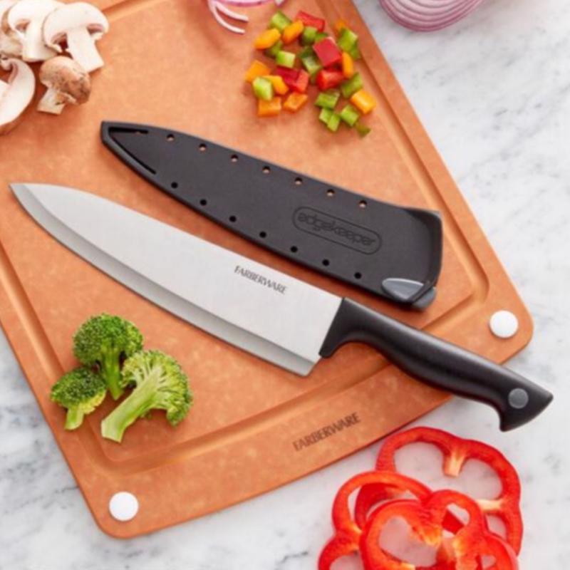 Farberware Edgekeeper 8 in. L Stainless Steel Chef's Knife
