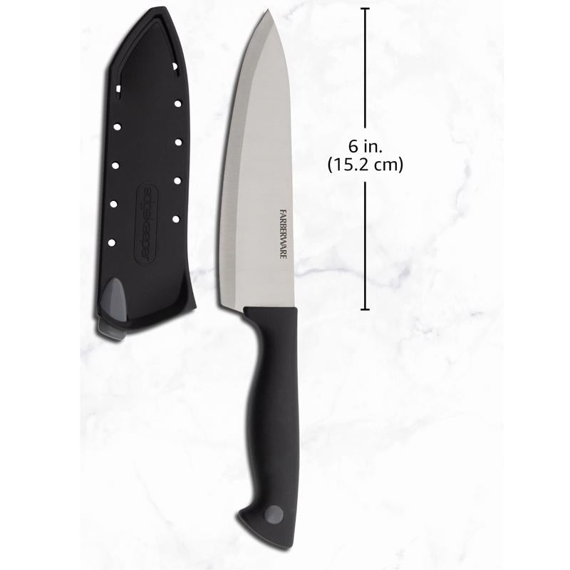 Lifetime Brands Farberware 6 in. L Stainless Steel Chef's Knife 2 pc