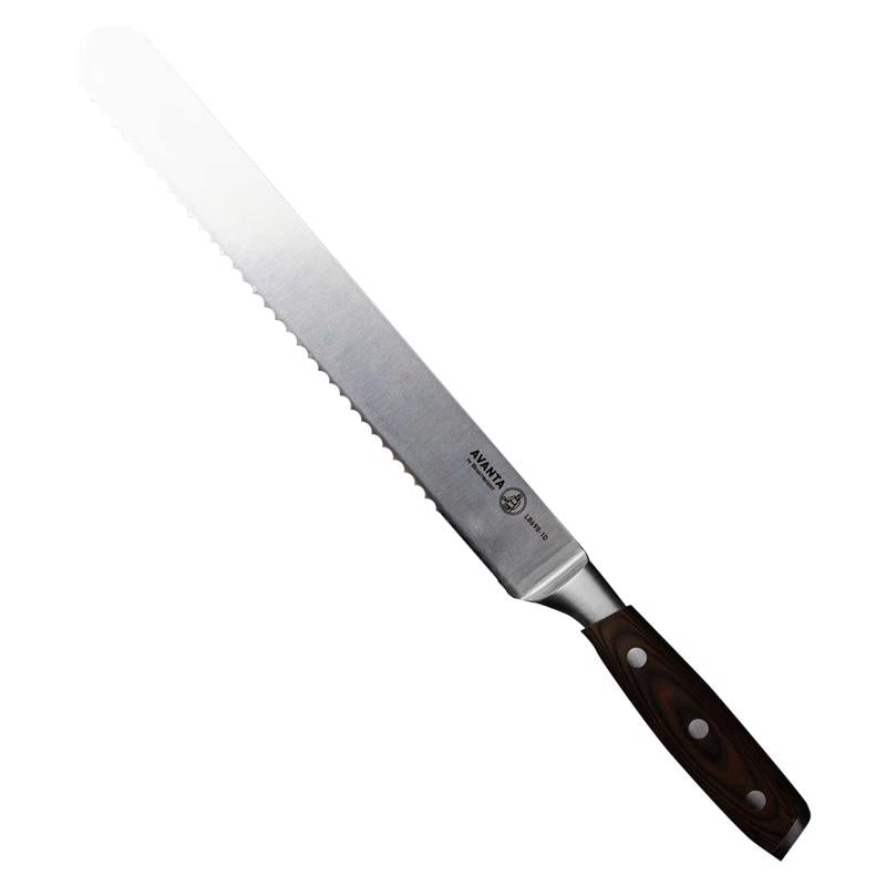 Messermeister Avanta 10 in. L Stainless Steel Scalloped Slicer