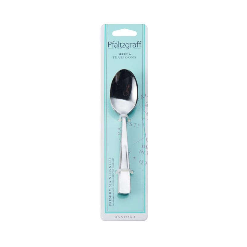 Lifetime Brands Pfaltzgraff Silver Stainless Steel Danford Teaspoon