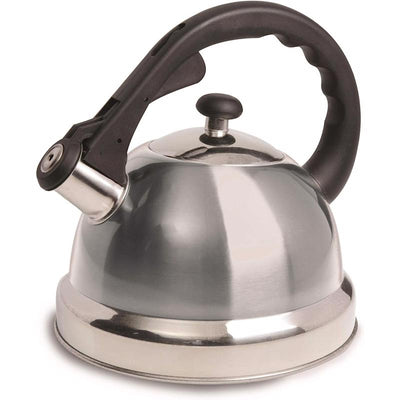 Gibson Silver Whistling Stainless Steel 2.2 qt Tea Kettle