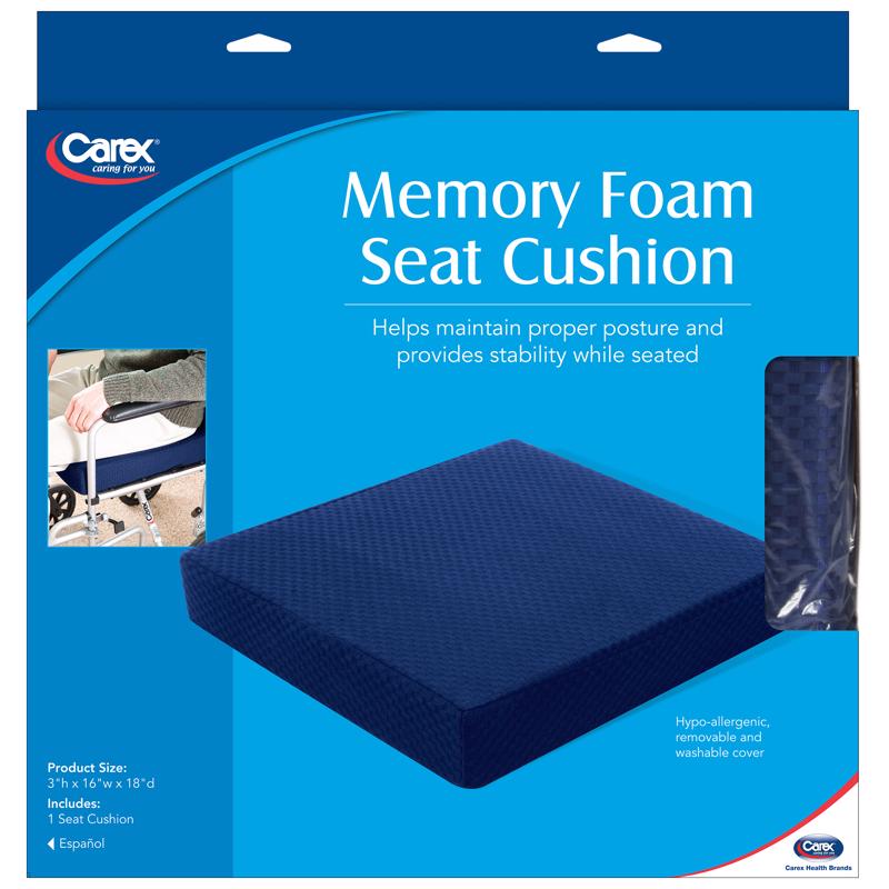 Carex Health Brands Navy Chair/Seat Cushion