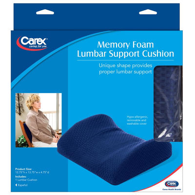 Carex Health Brands Navy Lumbar Support