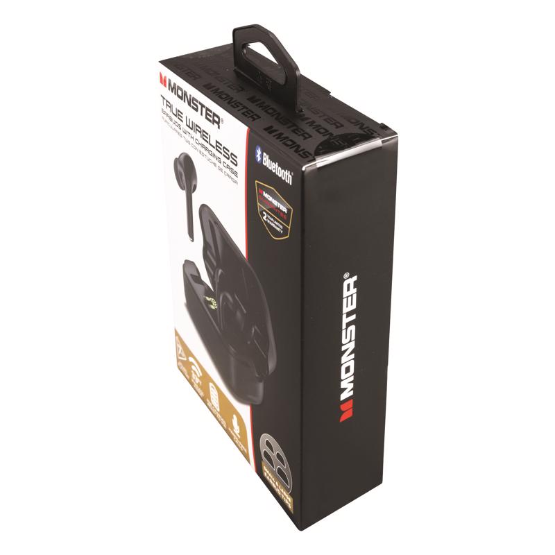 Monster Wireless Bluetooth Earbuds w/Charging Case