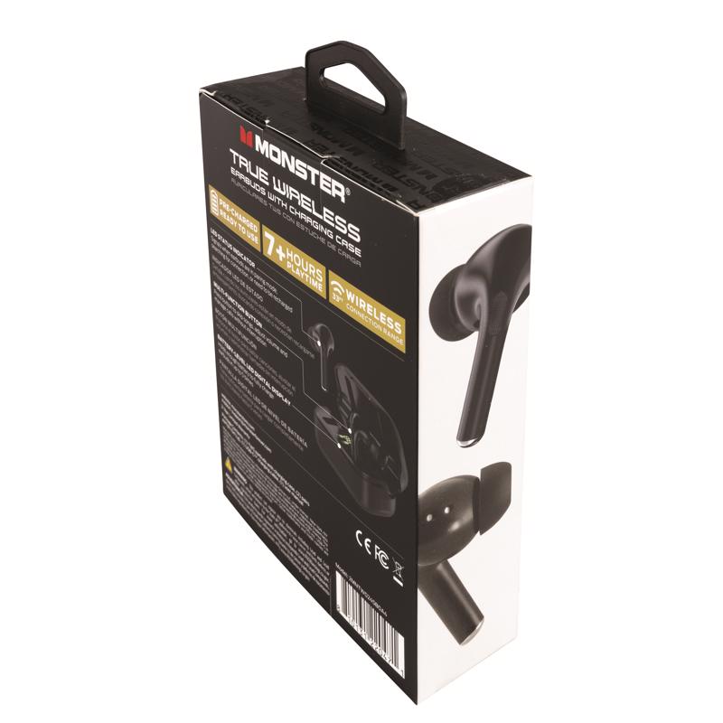 Monster Wireless Bluetooth Earbuds w/Charging Case