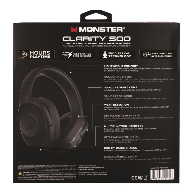 Monster Wireless Bluetooth Over-Ear Headphones