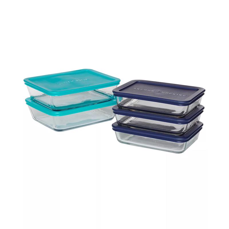 Anchor Hocking Asssorted Food Storage Container Set