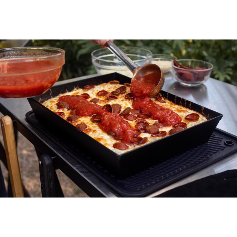 Ooni Medium 10 in. W X 13 in. L Detroit Style Pizza Pan Black