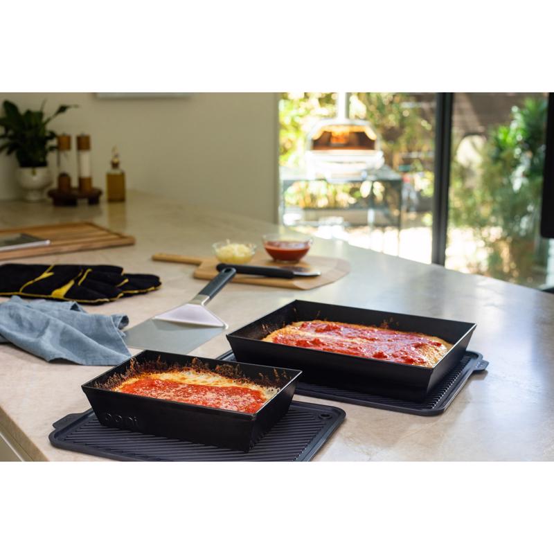 Ooni Medium 10 in. W X 13 in. L Detroit Style Pizza Pan Black