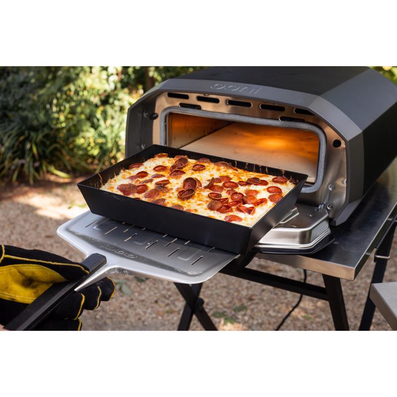 Ooni Medium 10 in. W X 13 in. L Detroit Style Pizza Pan Black
