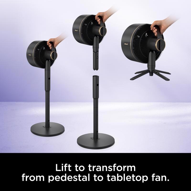 Shark FlexBreeze 37 in. H Oscillating Fan W/InstaCool Mist Attachment Remote Control