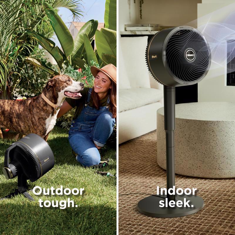 Shark FlexBreeze 37 in. H Oscillating Fan W/InstaCool Mist Attachment Remote Control