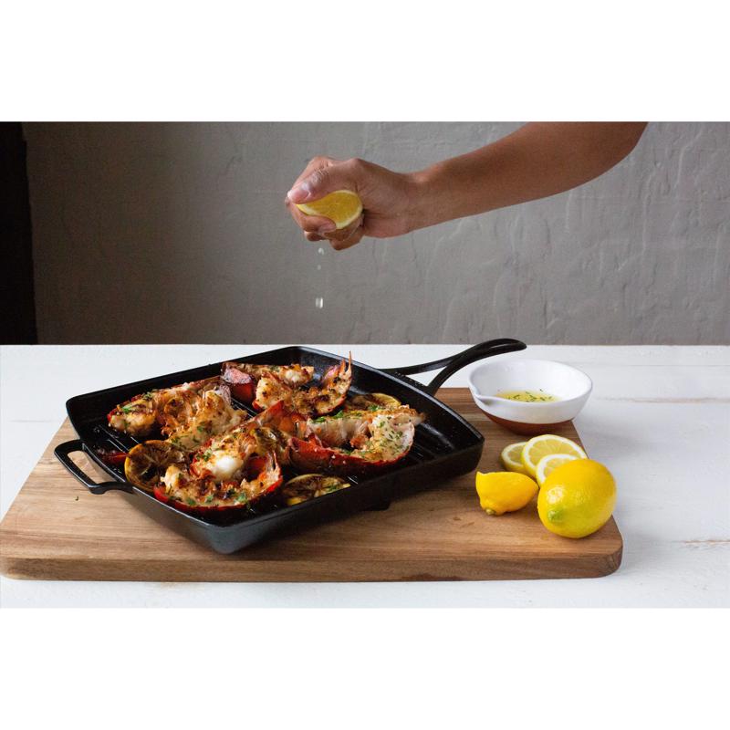 Lodge Blacklock Cast Iron Grill Pan Black