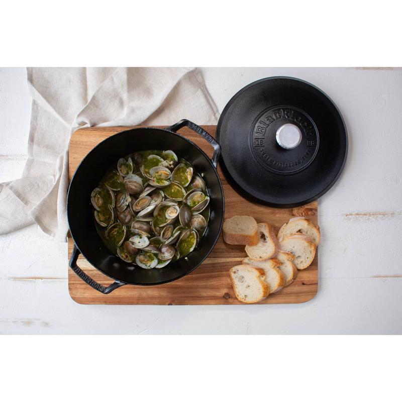 Lodge Blacklock Cast Iron Dutch Oven 5 in. 5.5 qt Black