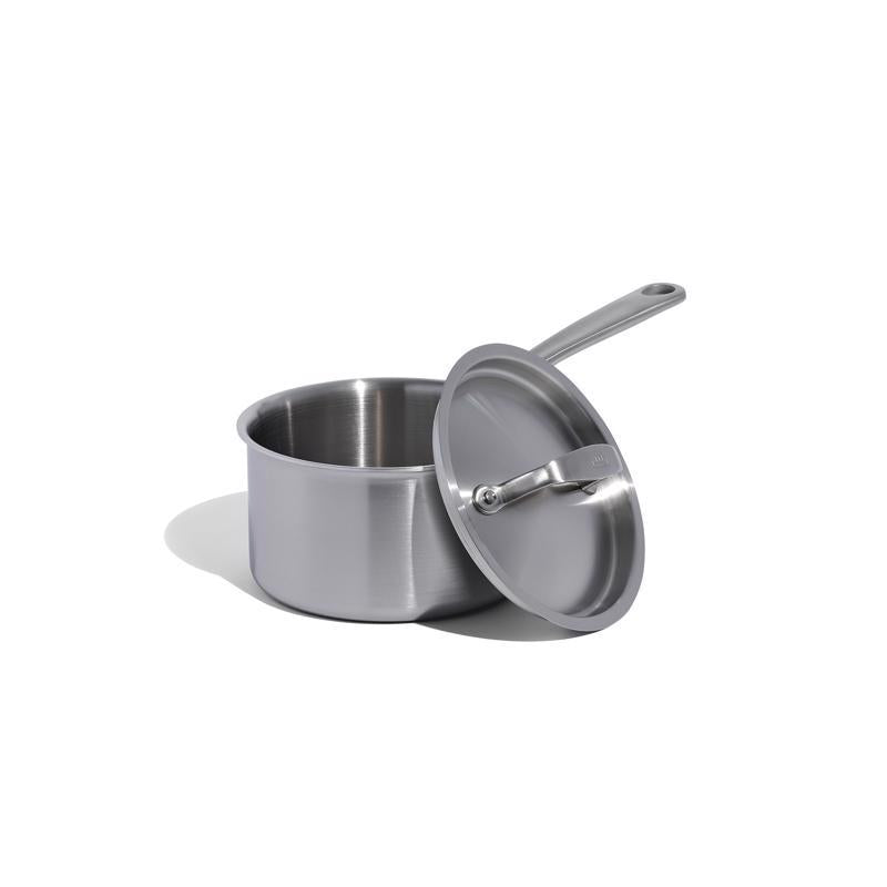 Made In Cookware Stainless Steel Saucepan 2 qt Silver