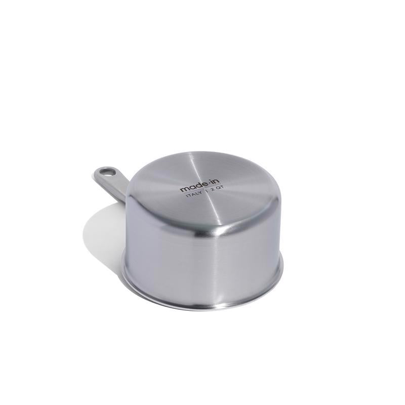 Made In Cookware Stainless Steel Saucepan 2 qt Silver