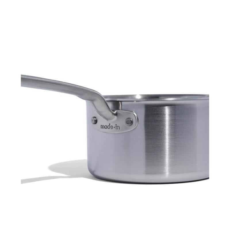 Made In Cookware Stainless Steel Saucepan 2 qt Silver