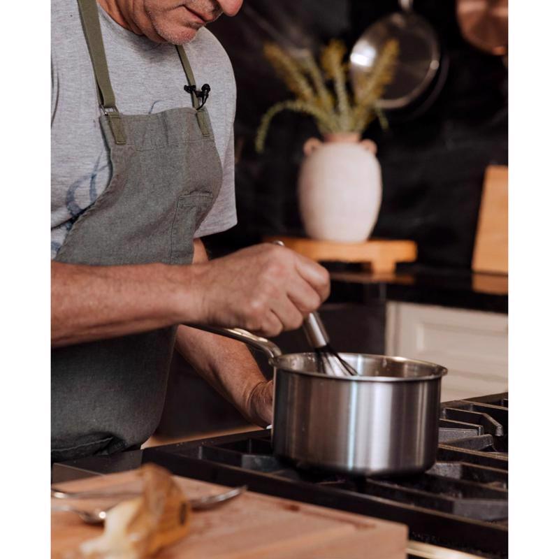 Made In Cookware Stainless Steel Saucepan 2 qt Silver