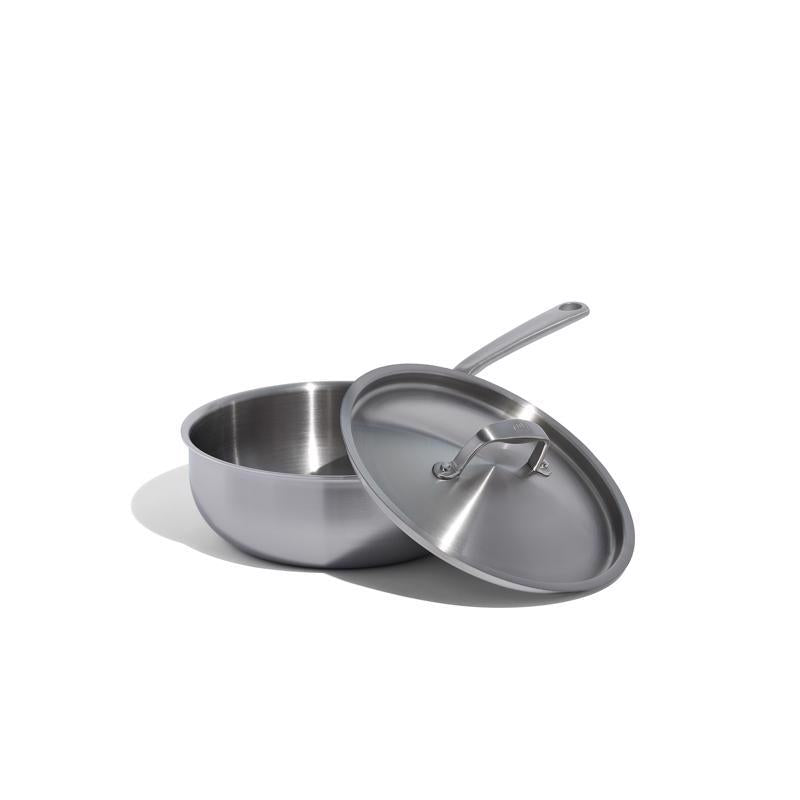 Made In Cookware Stainless Steel Chef Pan 3 qt Silver