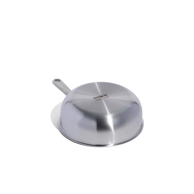 Made In Cookware Stainless Steel Chef Pan 3 qt Silver