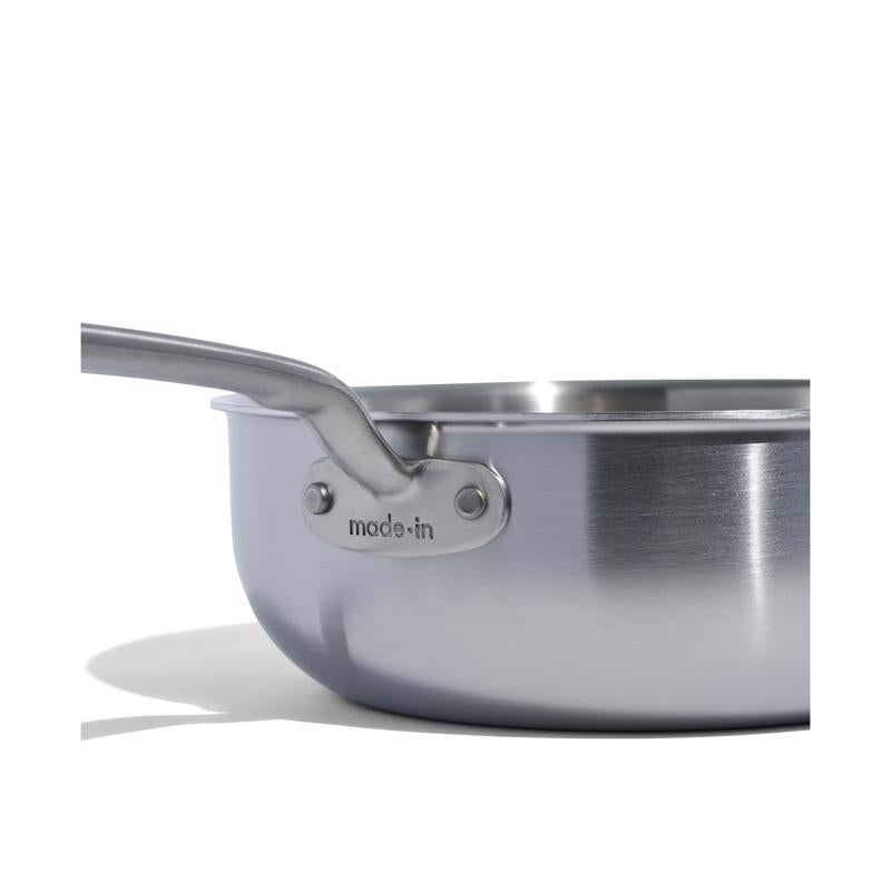 Made In Cookware Stainless Steel Chef Pan 3 qt Silver