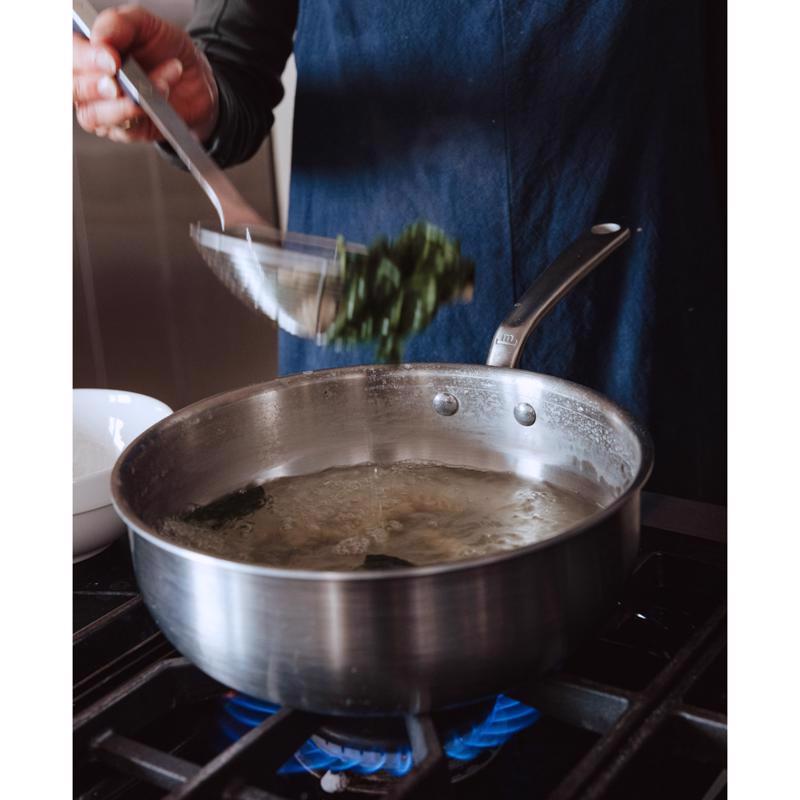 Made In Cookware Stainless Steel Chef Pan 3 qt Silver